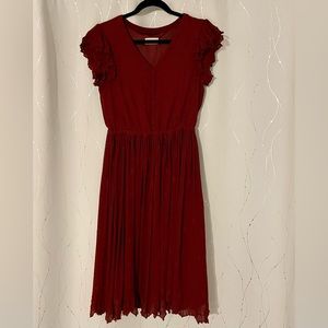 Rachel Parcell burgundy dress